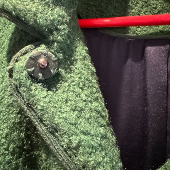 Green Boiled Wool Winter Weight Boden Coat Size 10 US - Picture 6 of 14